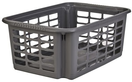 Rotho Kosz Rotho Reverso 10 l 39x26x15 cm antracytowy