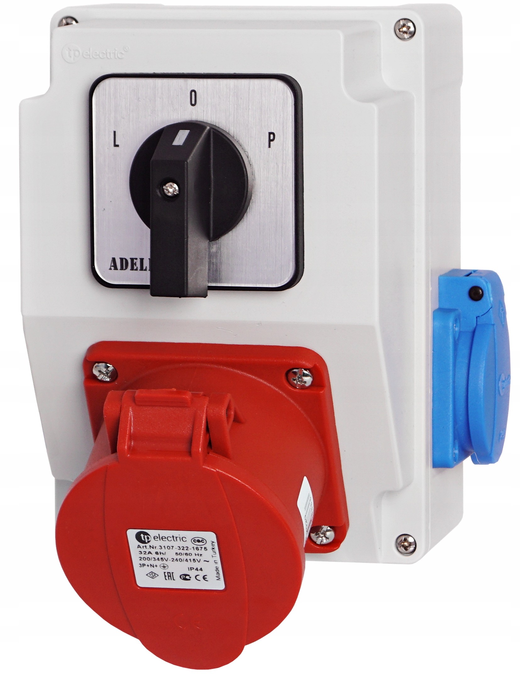 Rozdzielnica Budowlana Z Wyłącznikiem L0P 32A 230V