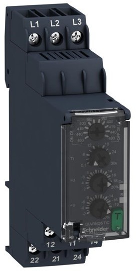 SCHNEIDER Zelio control relay for 3-phase detection of voltage and pha