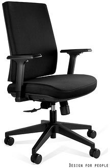 Unique Fotel ergonomiczny SHELL LOW Czarny Zapytaj o RABAT! KB02-1M