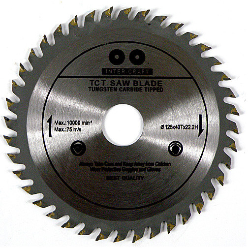 Tarcza Widiowa Do Drewna 125 mm x 22,2 40T Widia