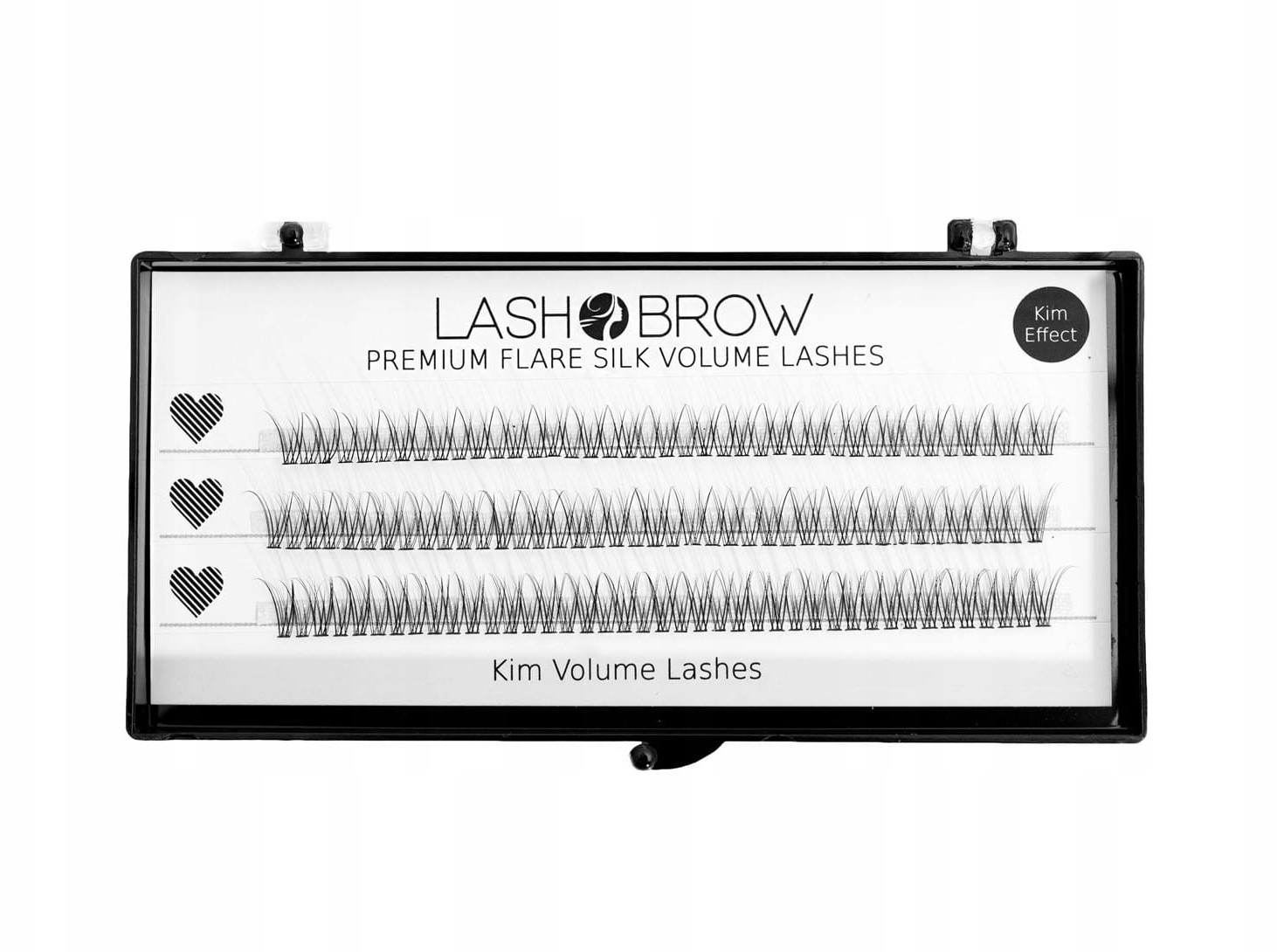 Lash Brow Rzęsy Kępki V Kim Lashes 10in1 kształt V