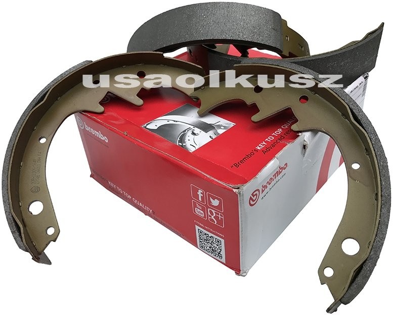 BREMBO Szczęki hamulcowe Jeep Wrangler YJ 1989 S37501