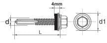 Essve WKRĘT SAMOWIERTNY IMPAX Z EPDM #12MM OCYNKOWANY 5.5*32MM 63524 5.5*32 [6684319]