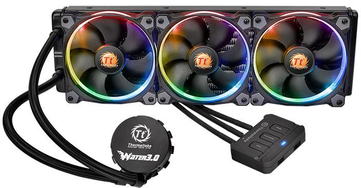 Thermaltake Chłodzenie wodne CPU Water 3.0 Riing CL-W108-PL12SW-A