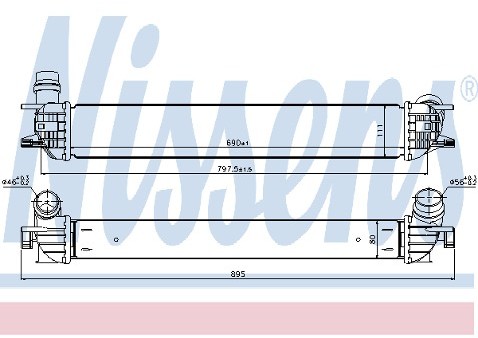 NISSENS Intercooler 96502