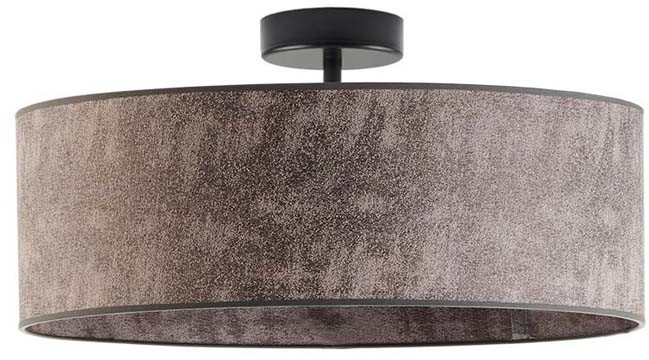 LYSNE Stylowa lampa przysufitowa WENECJA fi - 50 cm 14527/32 - szary melanż (tzw.beton)
