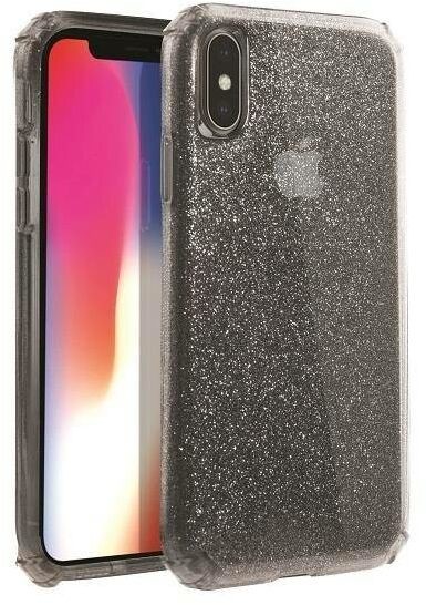 Uniq etui Clarion Tinsel iPhone Xs Max czarny/vapour smoke Uni000169
