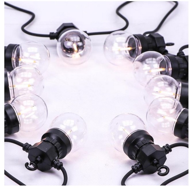 V-Tac LED Łańcuch zewnętrzny STRING 5m 10×LED/0,40W/230V IP44