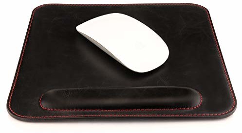 OTTO Leather Otto skórzana podkładka pod mysz z nakładką na nadgarstek OTTO215
