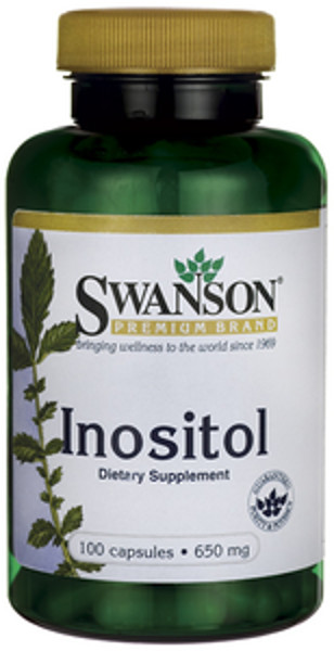 SWANSON SWANSON Inozytol 650mg, 100 kapsułek