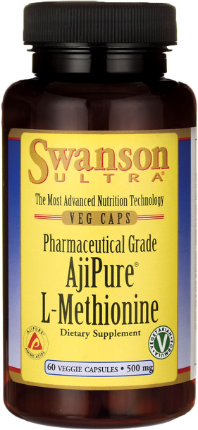 SWANSON AjiPure L-metionina 500mg 60kaps