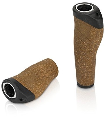 XLC Uchwyty  GR-S32 135/92 mm, brązowa/czarna, korka Compound (1 sztuki) 2501589410