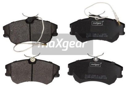 MaxGear Zestaw klocków hamulcowych, hamulce tarczowe 19-1100