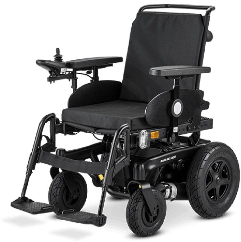 Meyra Elektryczny wózek inwalidzki - joystickowy - duży zakres regulacji, stała rama, pełne oświetlenie drogowe ICHAIR MC1 Light 1.610)