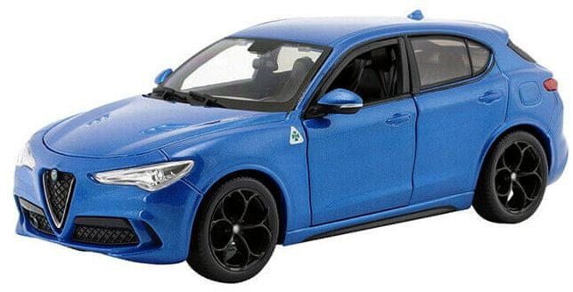 Bburago Model samochodu 1:24 Plus Alfa Romeo Stelvio niebieski