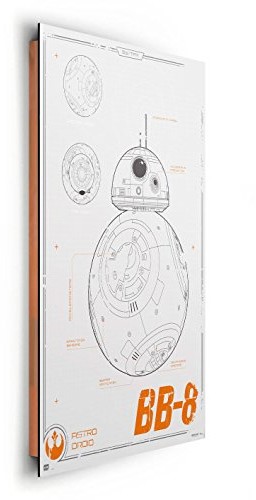 REINDERS Star Wars  Episode 7 BB 8  obraz ścienny 60 x 90 cm 27241