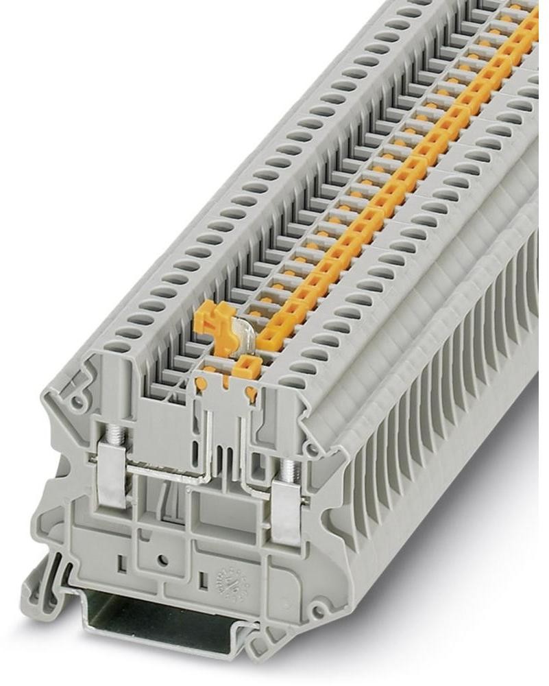 Phoenix Contact Złącze z odłącznikiem nożowym UT 2 5-MT-P/P UT 2 5-MT-P/P Phoenix Contact 3046375 szary Zawartość 50 szt UT 2 5-MT-P/P