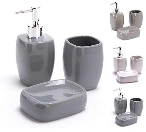 MSV zestaw łazienkowy, ceramiczny, 3-częściowy MS029
