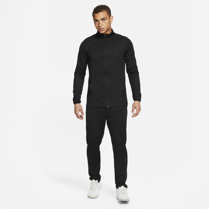 Nike Męski dzianinowy dres piłkarski Dri-FIT Academy - Czerń CW2599-013