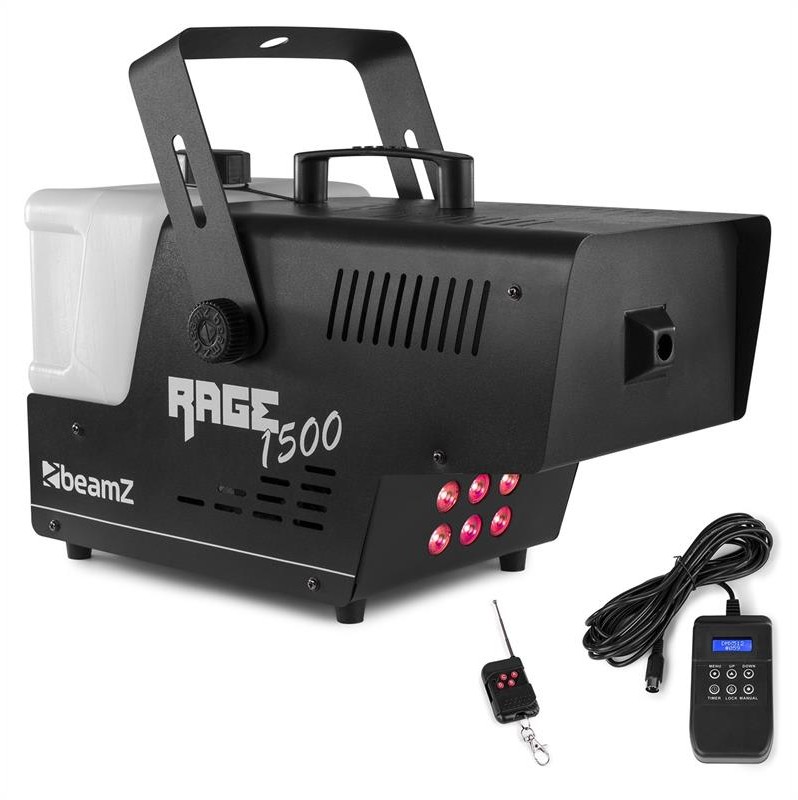 BeamZ Wytwornica dymu z efektem LED Rage 1500LED 160.715