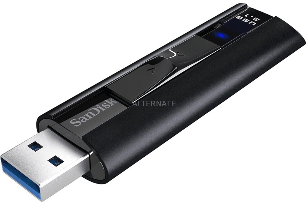Extreme Sandisk Pro pamięć USB 256 GB USB Typu-A 3.2 Gen 1 (3.1 Gen 1) Czarny, Nośnik Pendrive USB