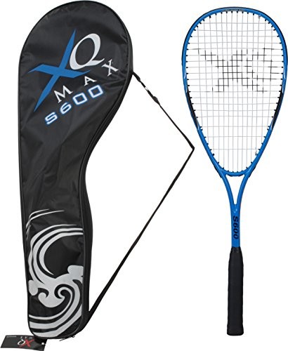 xqmax rakieta do squasha S600 dla dorosłych, Black/Blue/White, 68 cm, koo580080 KOO580080