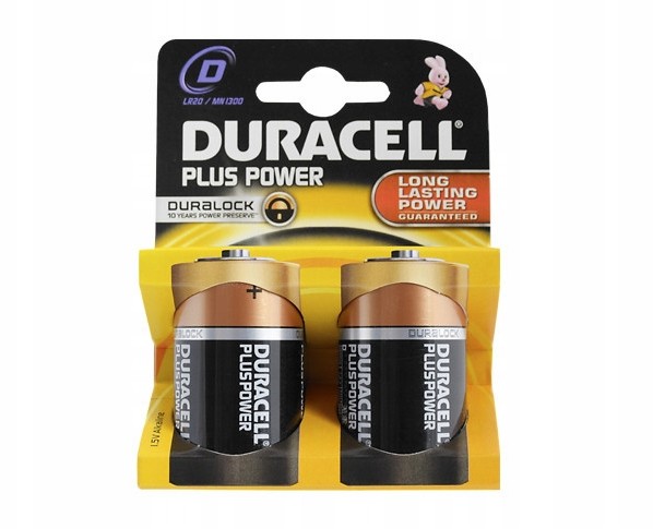 Duracell Bateria alkaliczna LR20 blister 2szt