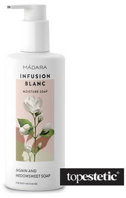 MADARA Infusion Blanc Moisture Soap Nawilżające mydło do rąk i ciała - Jaśmin 300 ml