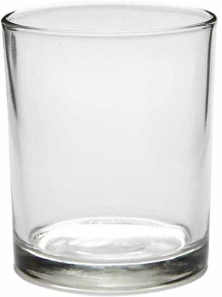 Creativ Prosty świecznik na tealight - szklany 8,4x7 cm 55826