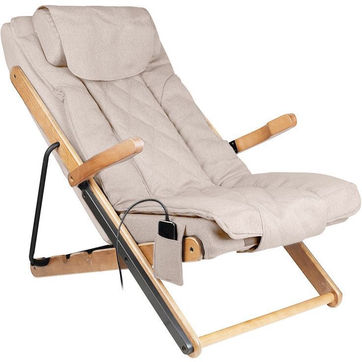 RELAX SAKURA FOTEL SKŁADANY Z MASAŻEREM BEŻOWY