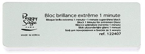 Peggy Sage 1-Minute Supershine Block dwustronny blok polerski do paznokci 1szt 48327-uniw