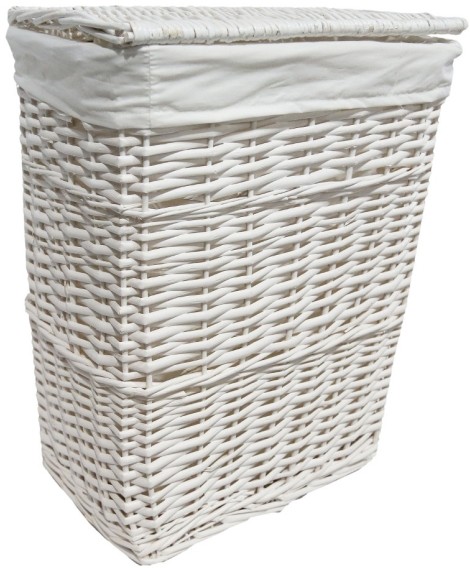 Kosz wiklinowy Sepio K09402D duży biały