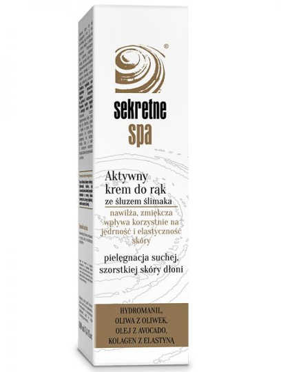 Sekretne SPA Aktywny krem do rąk ze śluzem ślimaka - Seretne SPA - 100ml 03252