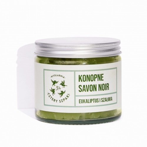 Savon Noir 4szpaki KONOPNE MYDŁO EUKALIPTUS I SZAŁWIA 250g 463F-211EE