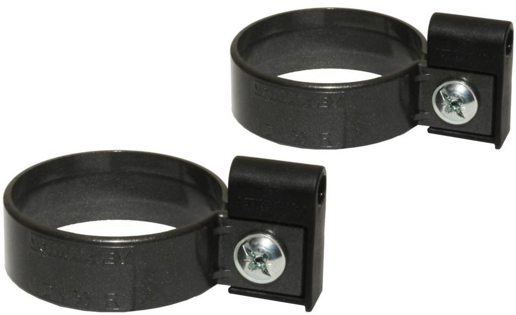 Marley Obejma zaciskowa do rynny 53 mm Grafitowa 2 szt.