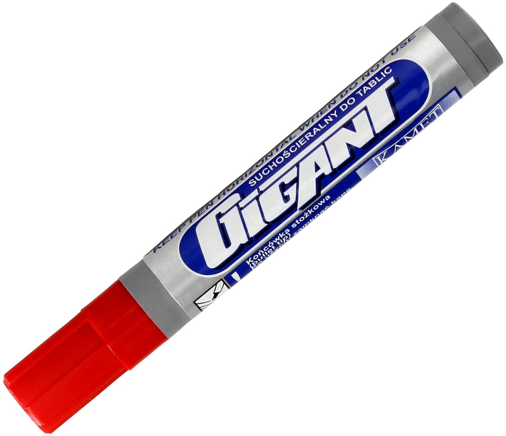 Kamet Marker tablic 1.0-3.0mm czerwony okrągły