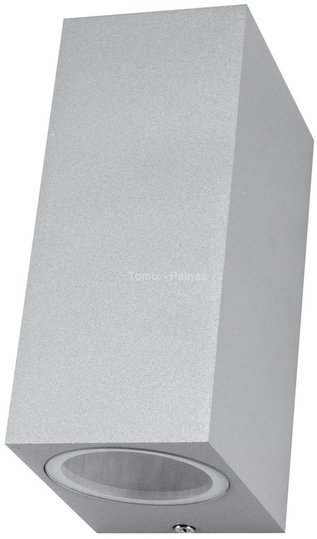 Palnas HUGO 65 x 150 kinkiet max 2x10W GU10 230V IP44 srebrny 66001395) Palnas