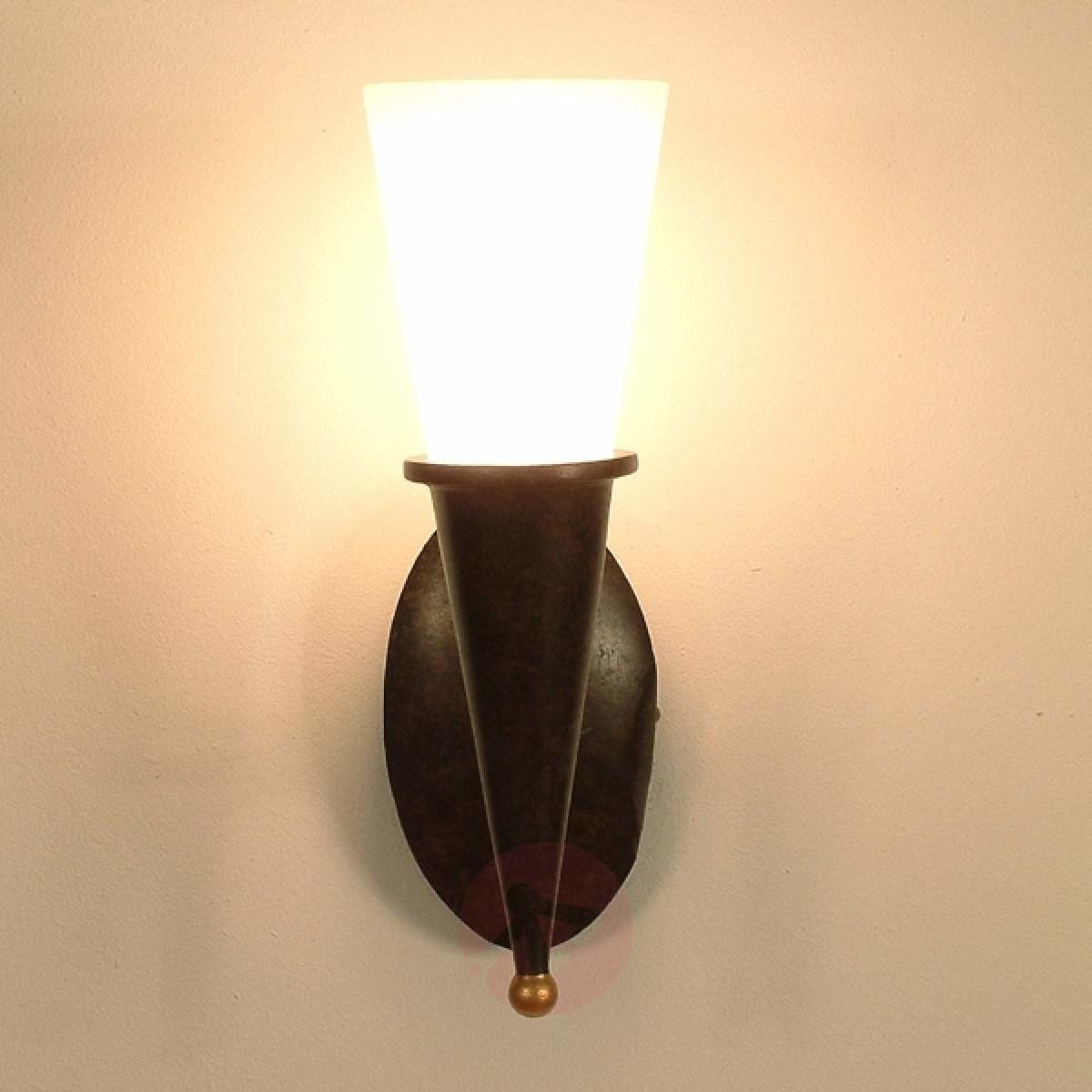J. Holländer Prosta lampa ścienna CARTOCCIO