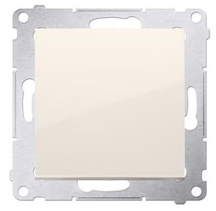 Kontakt Kontakt_Simon Przycisk pojedynczy rozwierny bez piktogramu (moduł) 10AX. 250V. szybkozłącza krem DPR1.01/41