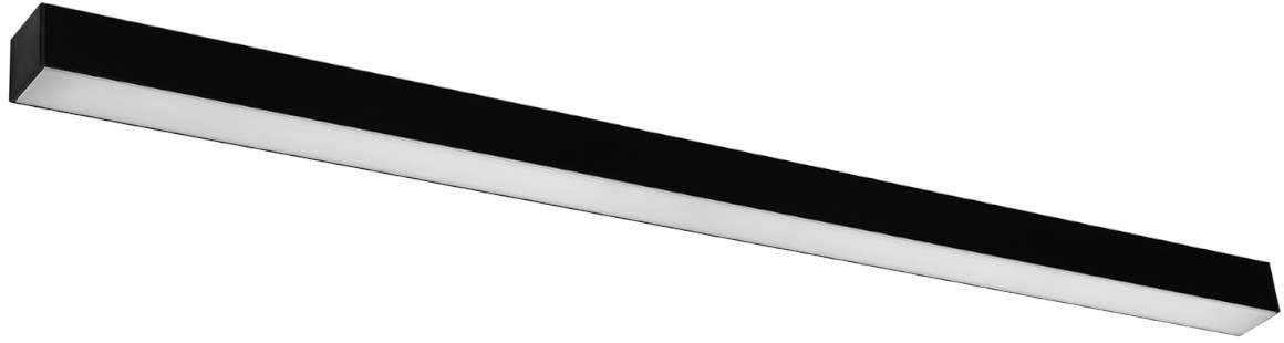Thoro Nowatorska Lampa Kinkiet PINNE 1150 CZARNA Minimalistyczny Design Lampa Ścienna na Ścianę Moduł LED Ciepła Barwa Światła Oświetlenie do Salonu Sypialni Biura Oprawa THORO TH.072