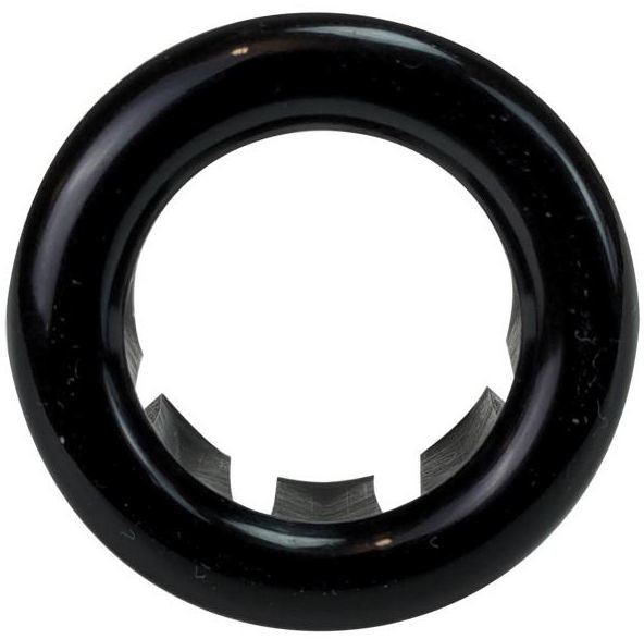 Rozeta umywalkowa 25 mm Czarna