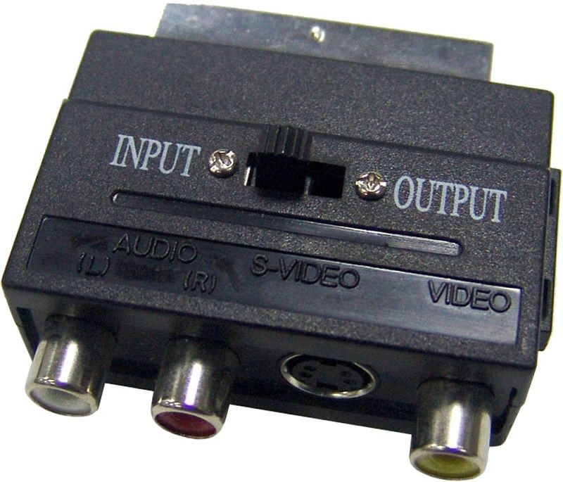 SENCOR Złącze SAV 151-000 SCART-3RCA + SVID INOUT SENCOR