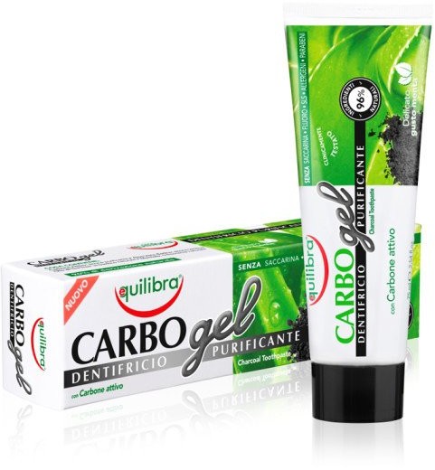 Equilibra EQUILIBRA Carbo Gel Charcoal Toothpaste 75ml 71350-uniw