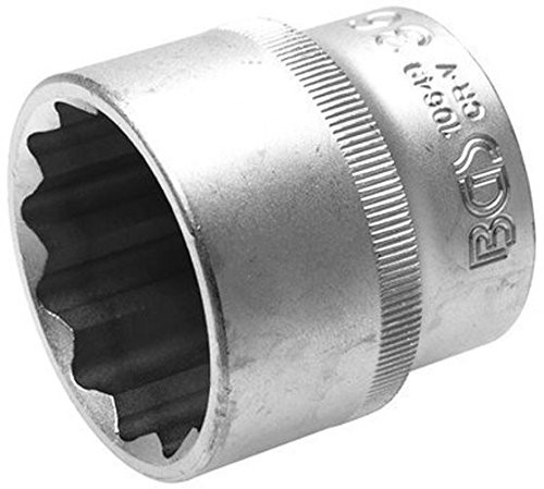 BGS nasadka na klucz nasadowy zastosowania 12-kątne, 1/2 cala, 36 MM, 1 sztuki, 10649