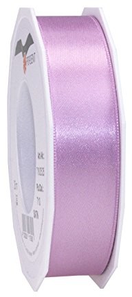 Unbekannt Present taśma do pakowania prezentów, poliester, liliowa, 25 m x 25 mm 7182525-631