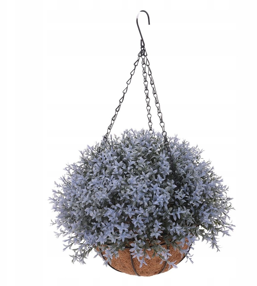 Sztuczny kwiat wiszący w donicy wzór 3