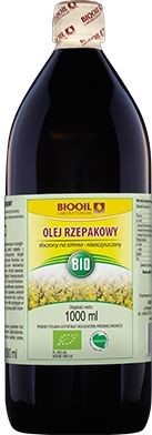 Laboratorium BioOil Ekologiczny olej rzepakowy tłoczony na zimno BIO 1L