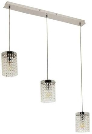 Krislamp Gala KR 313-3L lampa wisząca zwis 3x40W E27 chrom