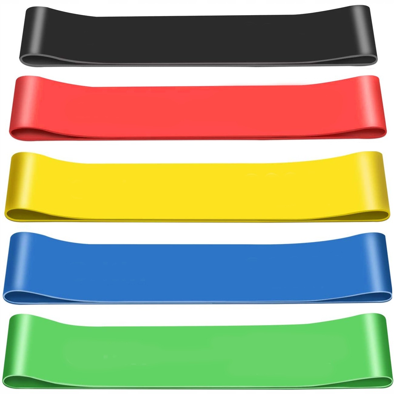 Zestaw 3 Gumy Oporowe Taśmy Materiałowe Do Ćwiczeń